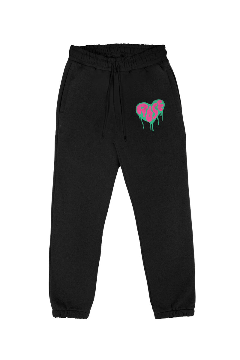 ROSE LONDON 'DRIPPY HEART' JOGGER - Rose London