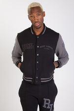 RL COLLEGIATE JACKET - BLACK
